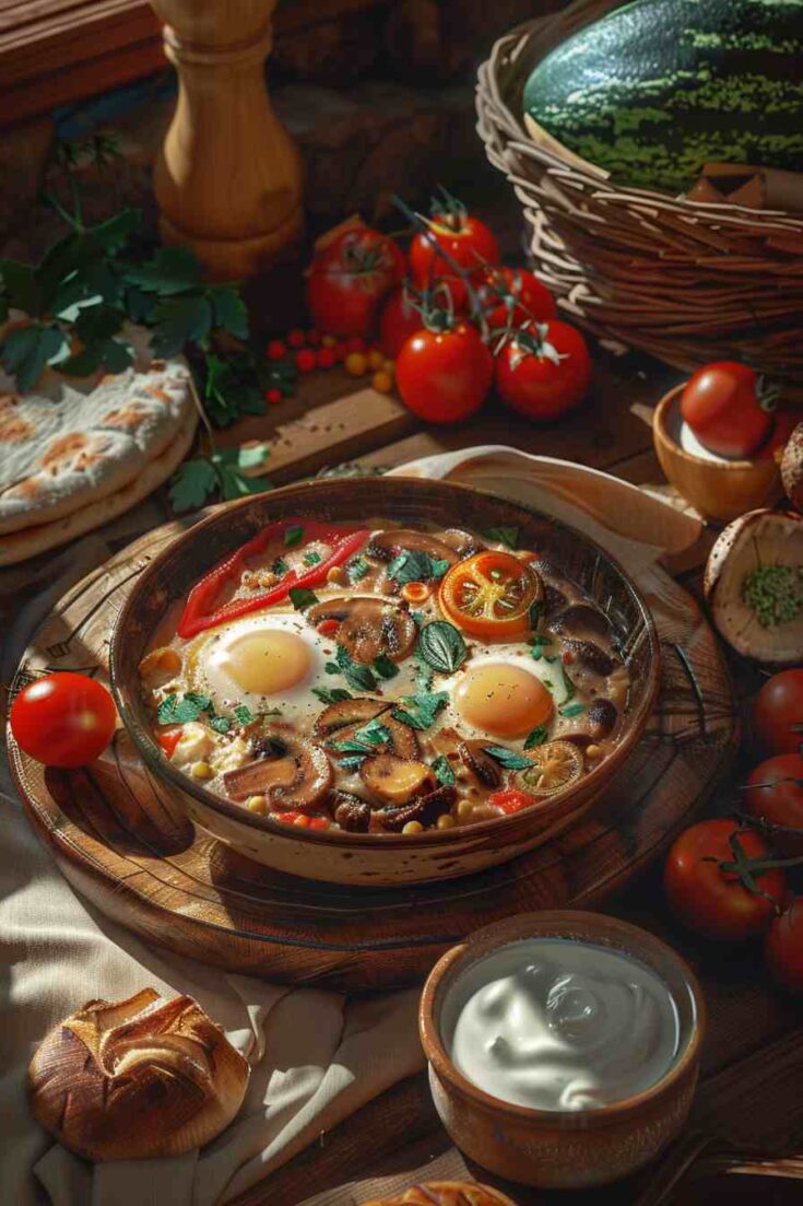 Mushroom and Tomato Shakshuka Mushroom and Tomato Shakshuka