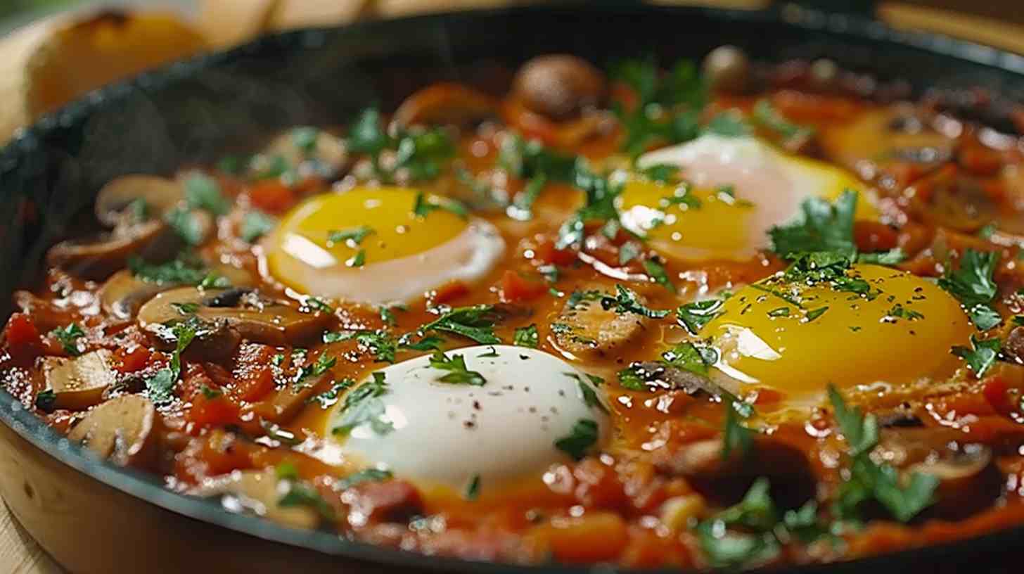 Mushroom and Tomato Shakshuka Mushroom and Tomato Shakshuka