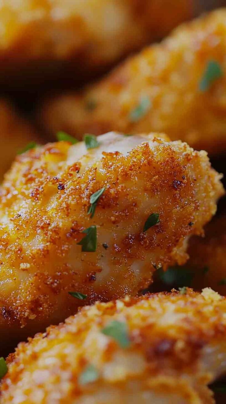 Parmesan Herb Air Fryer Chicken Wings