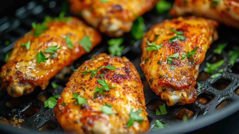 Parmesan Herb Air Fryer Chicken Wings