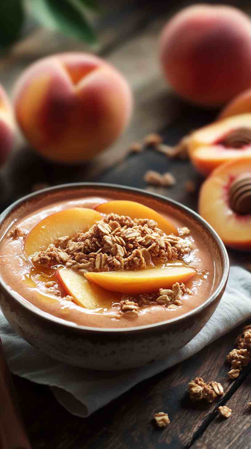 Peachy Paradise Smoothie Bowl Peachy Paradise Smoothie Bowl