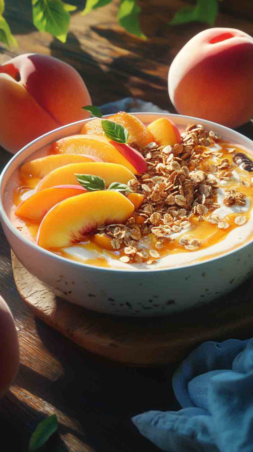 Peachy Paradise Smoothie Bowl Peachy Paradise Smoothie Bowl