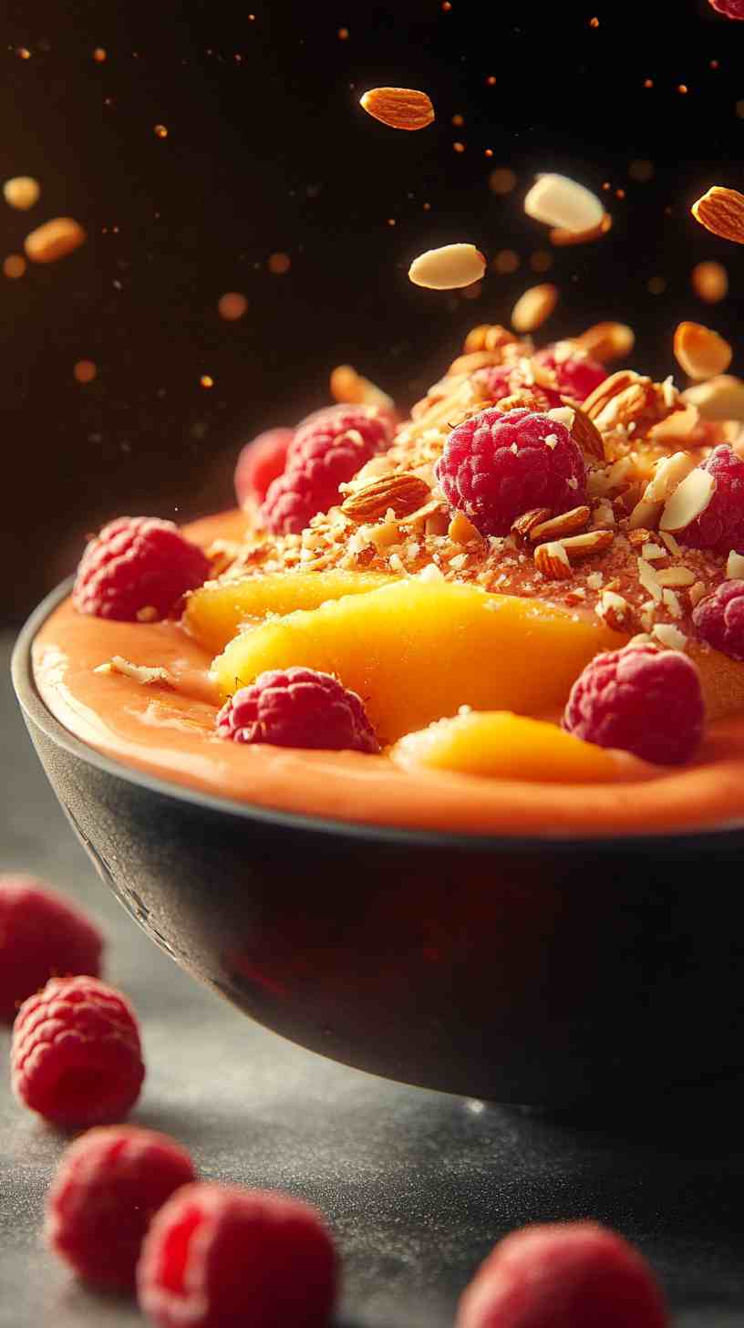 Peachy Paradise Smoothie Bowl Peachy Paradise Smoothie Bowl