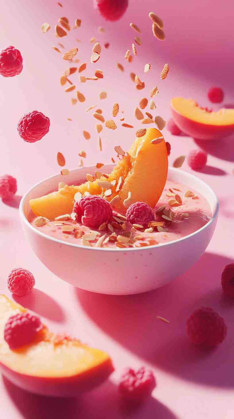 Peachy Paradise Smoothie Bowl Peachy Paradise Smoothie Bowl