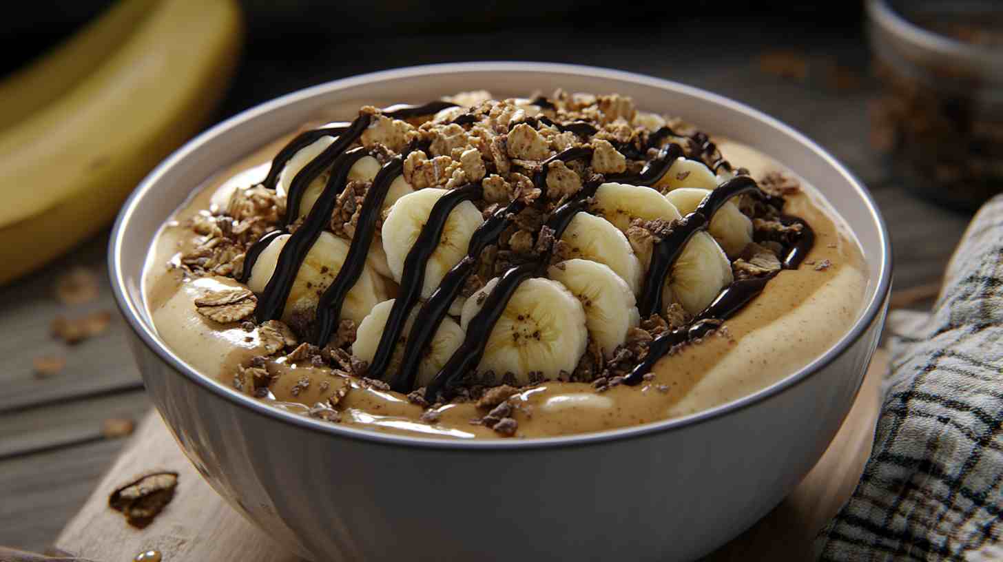 Peanut Butter Banana Protein Smoothie Bowl Peanut Butter Banana Protein Smoothie Bowl
