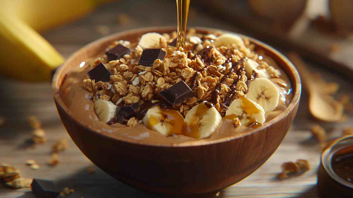 Peanut Butter Banana Protein Smoothie Bowl Peanut Butter Banana Protein Smoothie Bowl