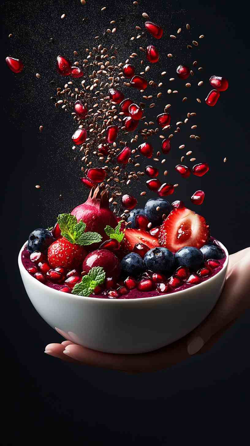 Pomegranate Power Smoothie Bowl Pomegranate Power Smoothie Bowl
