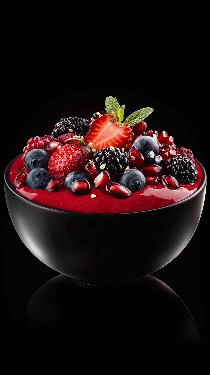 Pomegranate Power Smoothie Bowl Pomegranate Power Smoothie Bowl