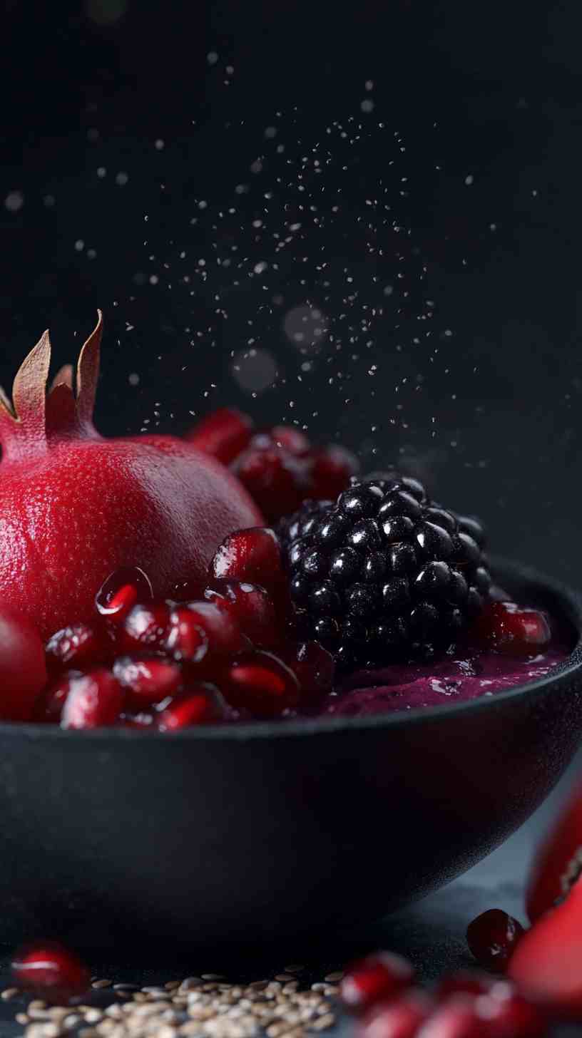 Pomegranate Power Smoothie Bowl Pomegranate Power Smoothie Bowl