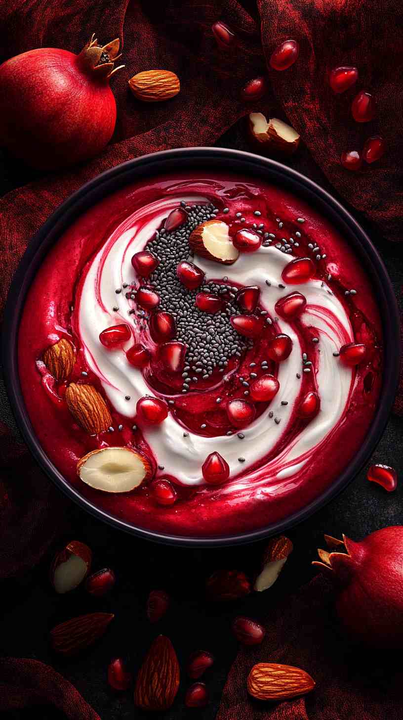Pomegranate Power Smoothie Bowl Pomegranate Power Smoothie Bowl