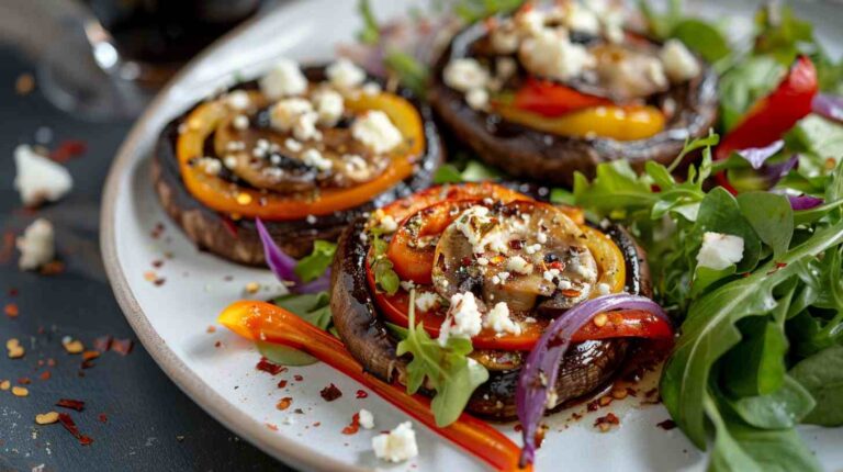 Portobello Big Mushroom Pizzas