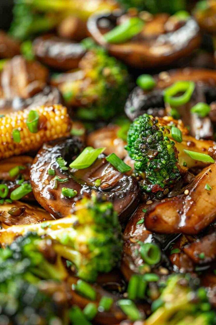 Portobello Big Mushroom Stir-Fry