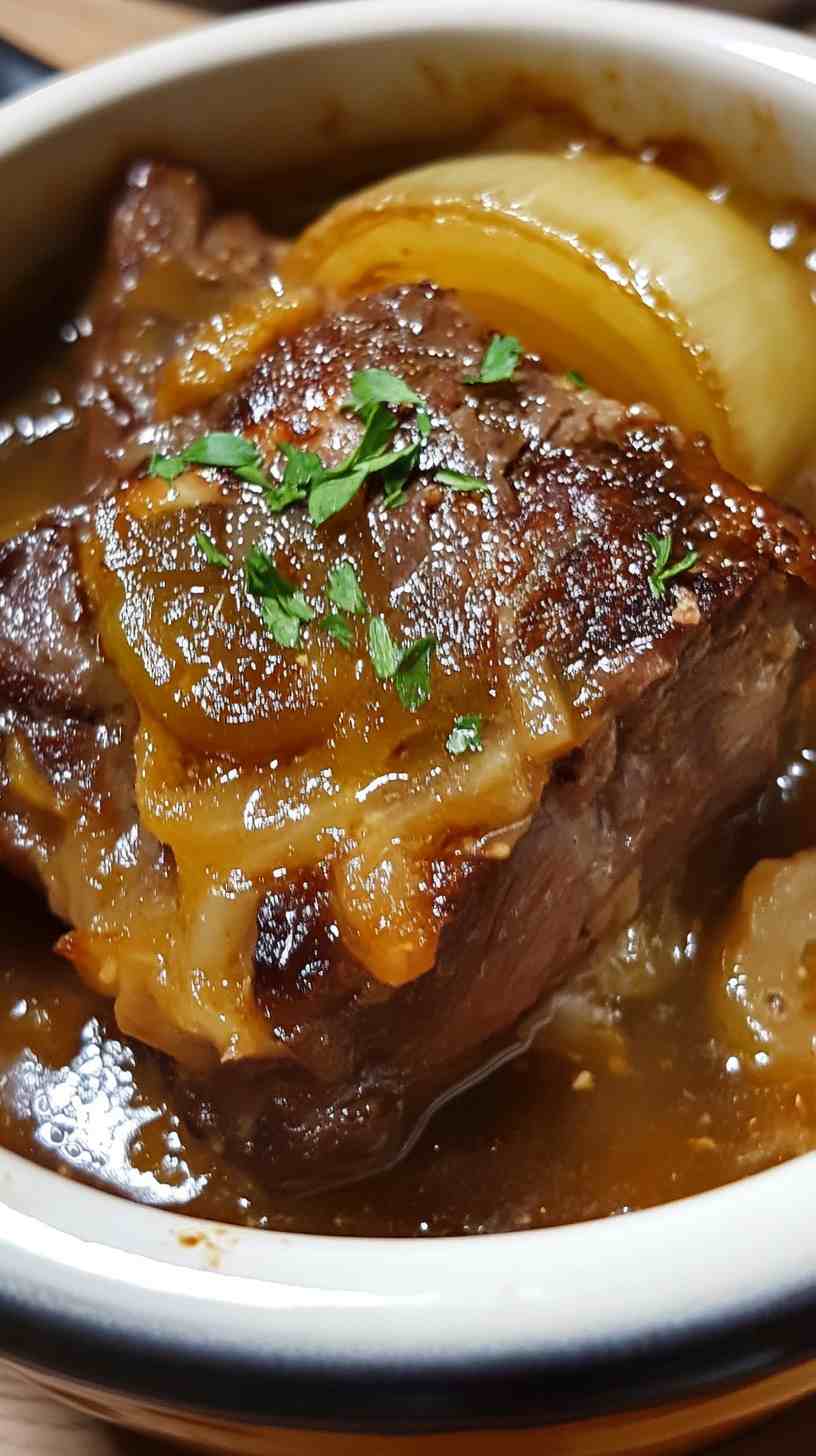 Rich and Flavorful Onion Soup Crock Pot Chuck Roast