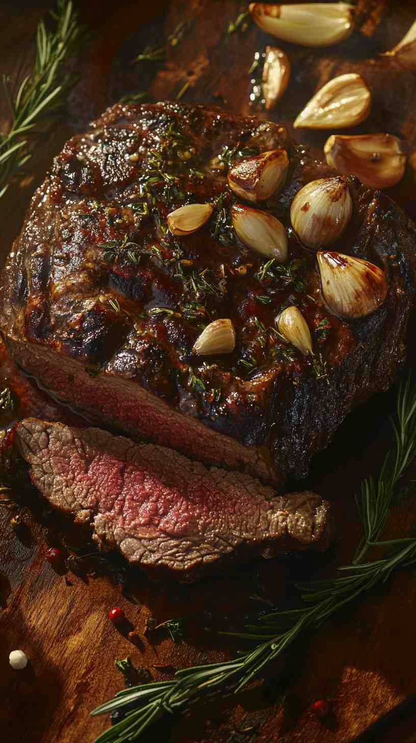 Savory Garlic and Herb Chuck Roast in Crock Pot