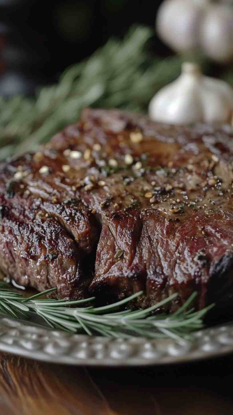Savory Garlic and Herb Chuck Roast in Crock Pot
