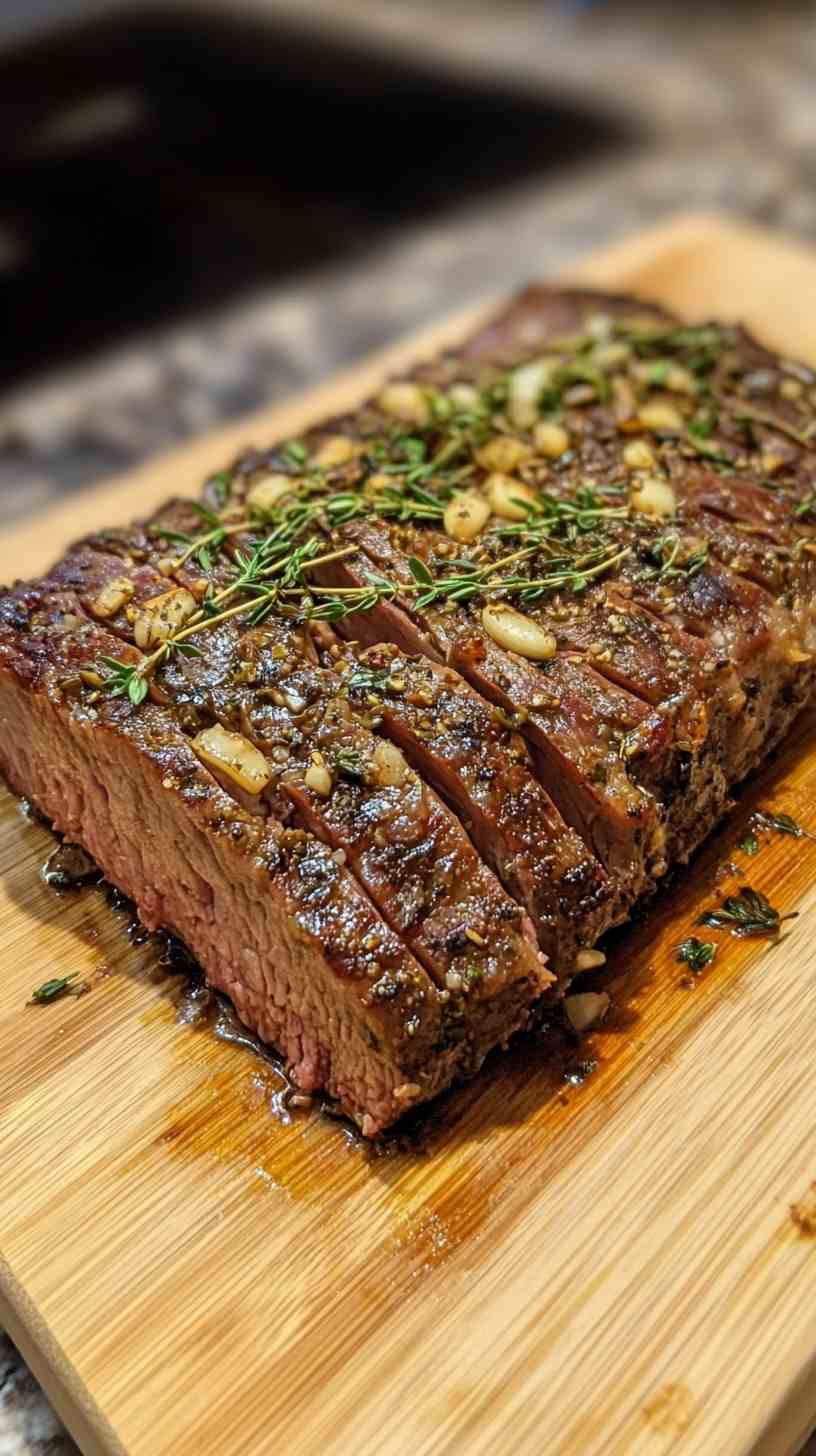 Savory Garlic and Herb Chuck Roast in Crock Pot