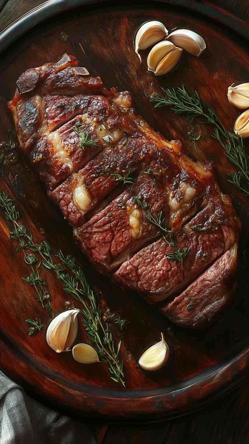 Savory Garlic and Herb Chuck Roast in Crock Pot