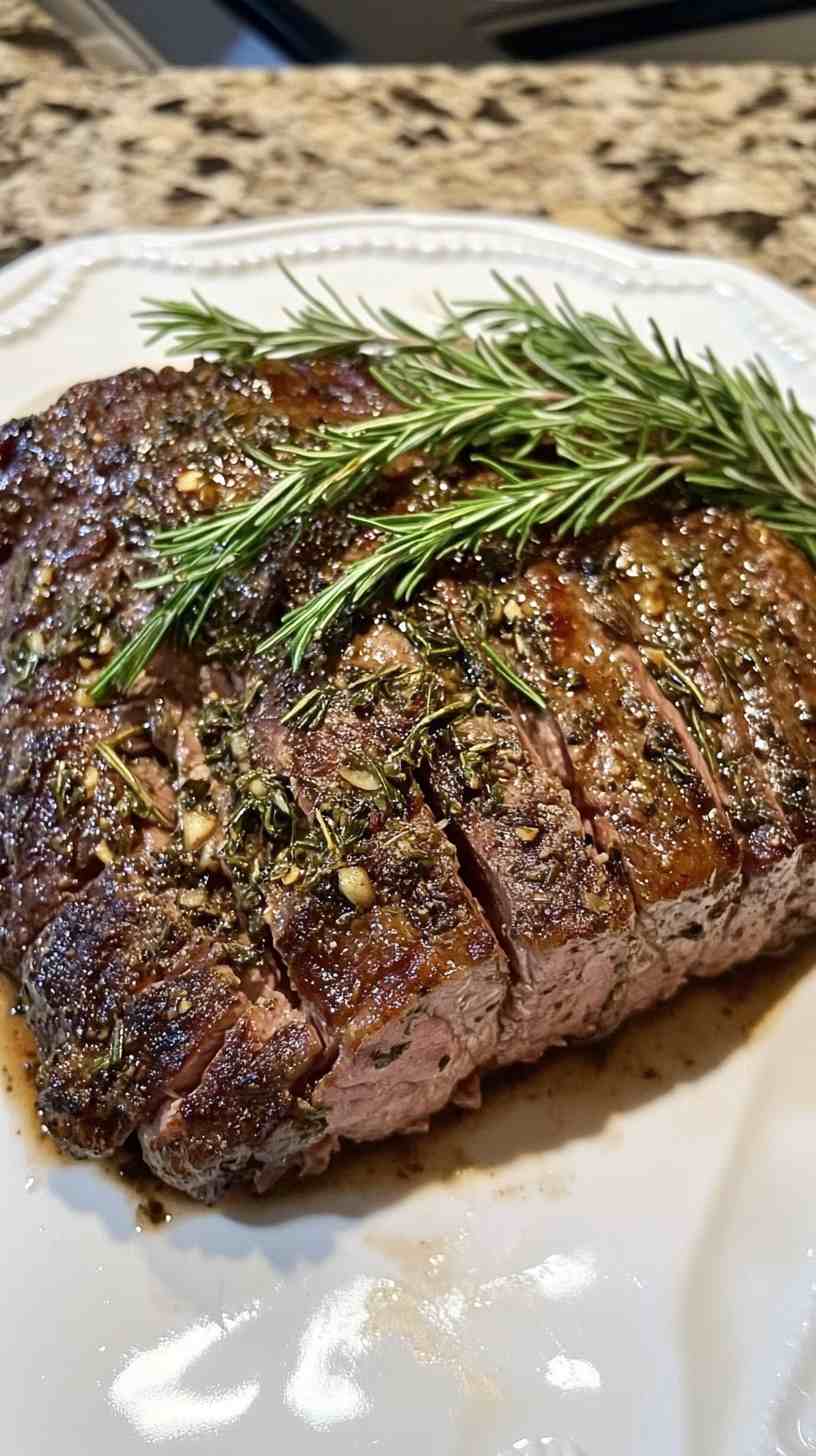 Savory Garlic and Herb Chuck Roast in Crock Pot