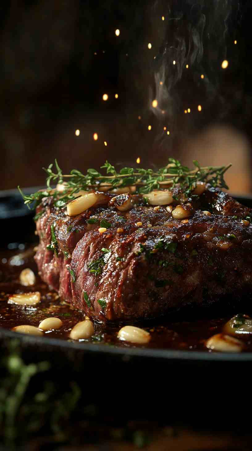 Savory Garlic and Herb Chuck Roast in Crock Pot