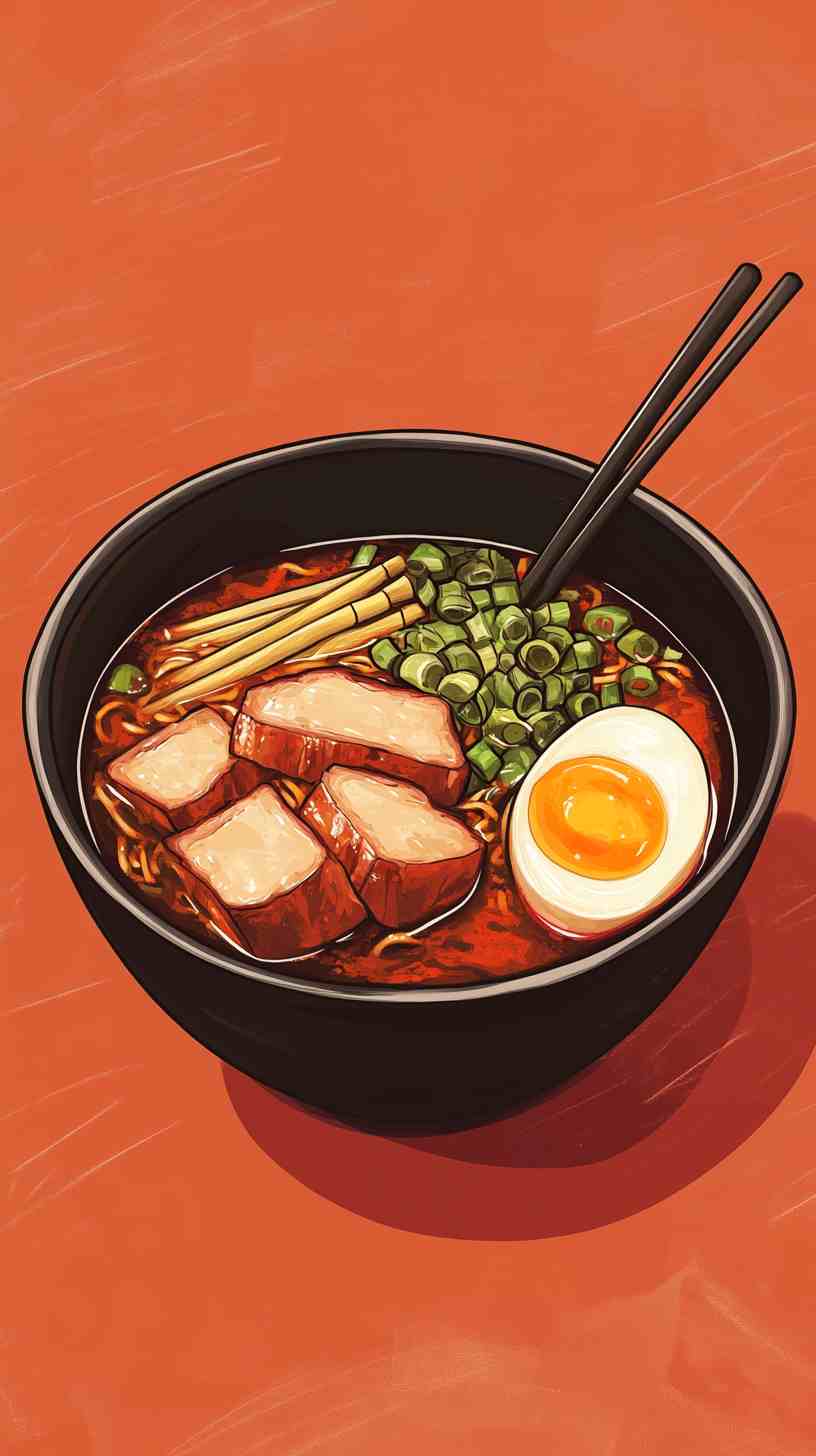 Shoyu Ramen Noodles with Crispy Pork Belly Shoyu Ramen Noodles with Crispy Pork Belly