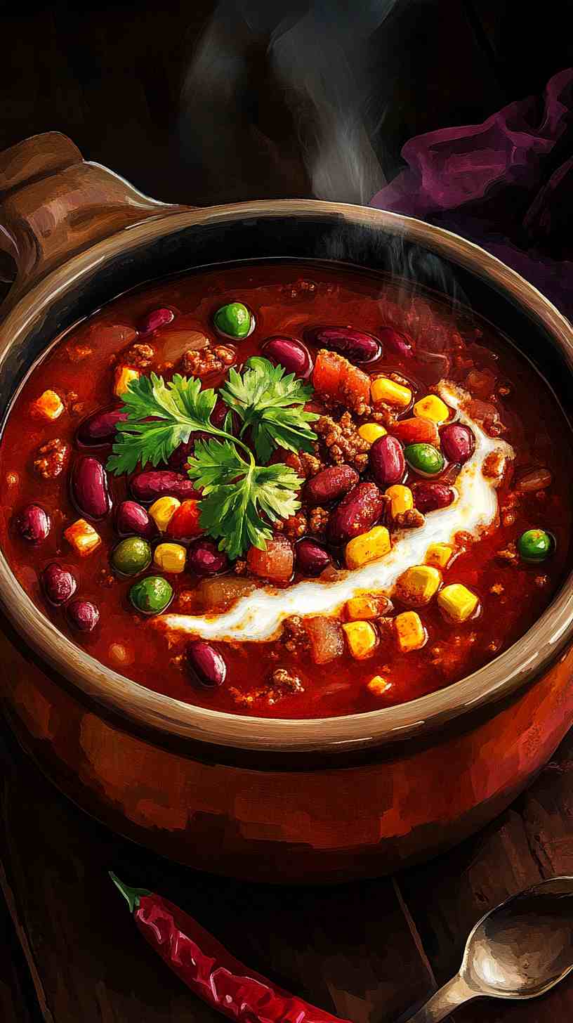 Slow Cooker Chunky Beef Chili Slow Cooker Chunky Beef Chili