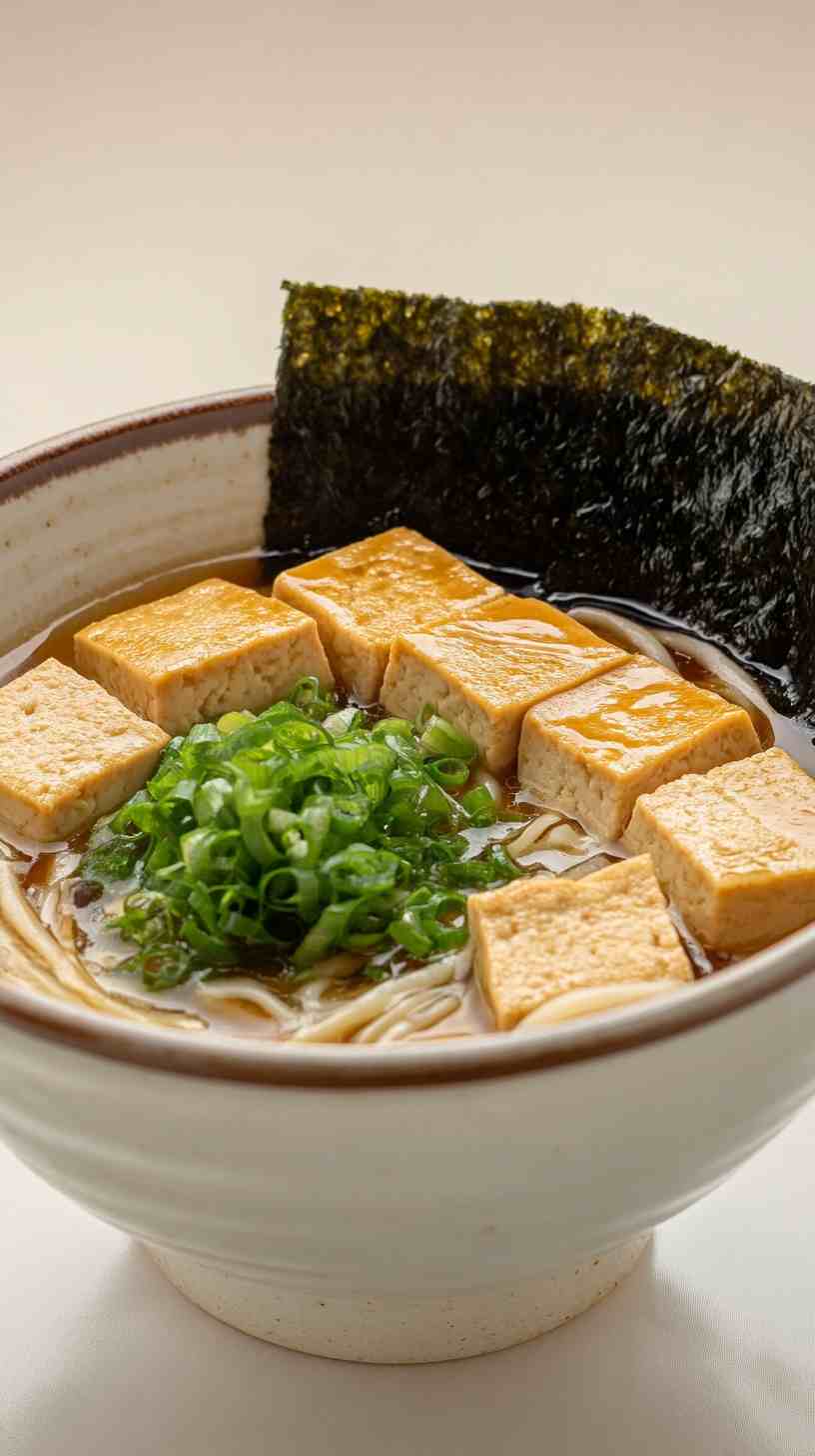 Spicy Shio Ramen Noodles with Seaweed and Tofu Spicy Shio Ramen Noodles with Seaweed and Tofu