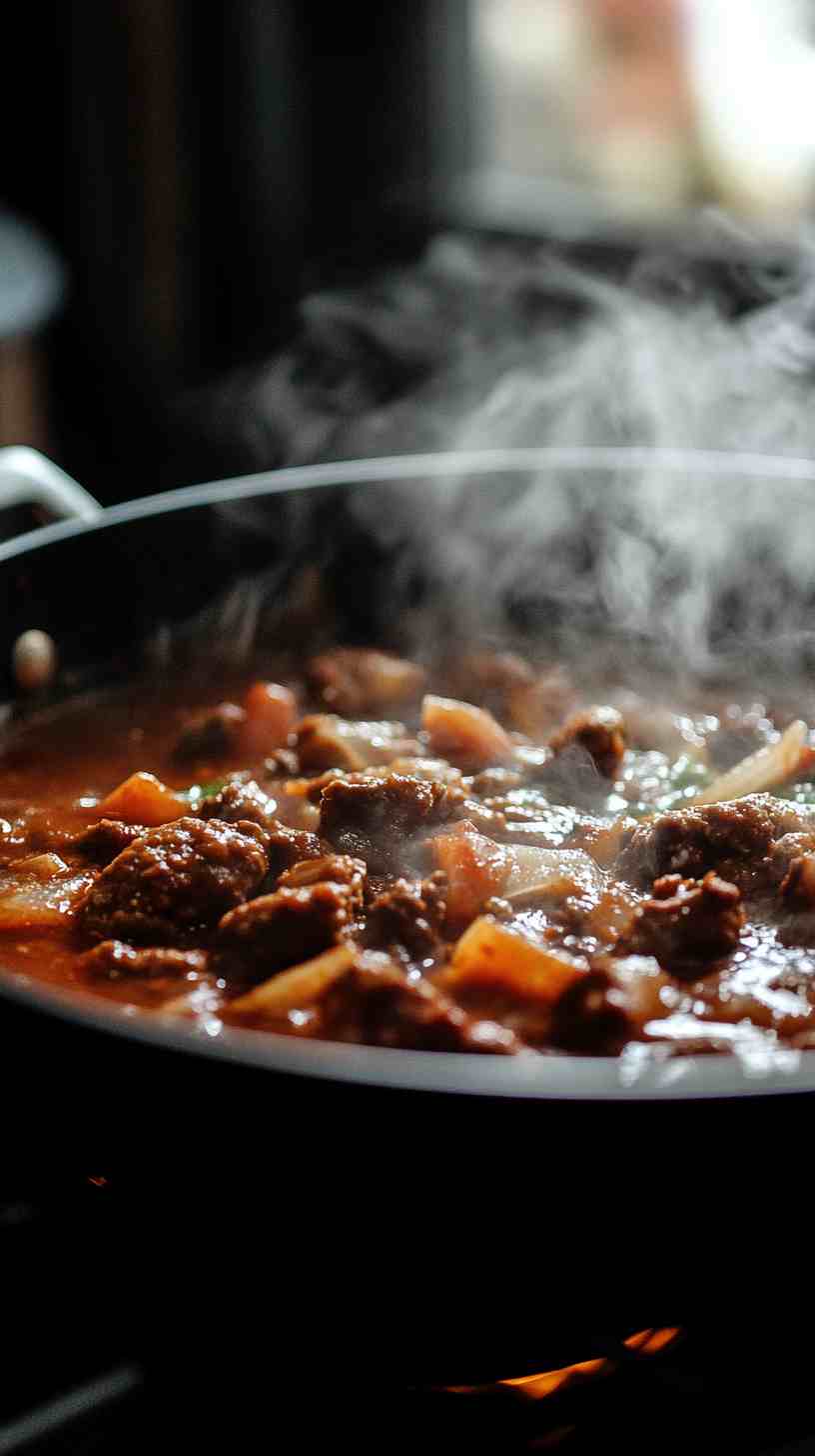 Spicy Slow Cooker Beef Chili Spicy Slow Cooker Beef Chili