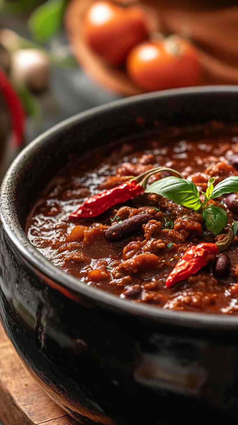 Spicy Slow Cooker Beef Chili Spicy Slow Cooker Beef Chili