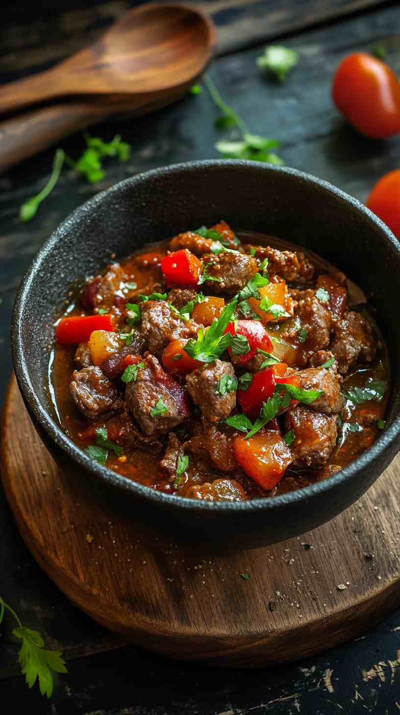 Spicy Slow Cooker Beef Chili Spicy Slow Cooker Beef Chili