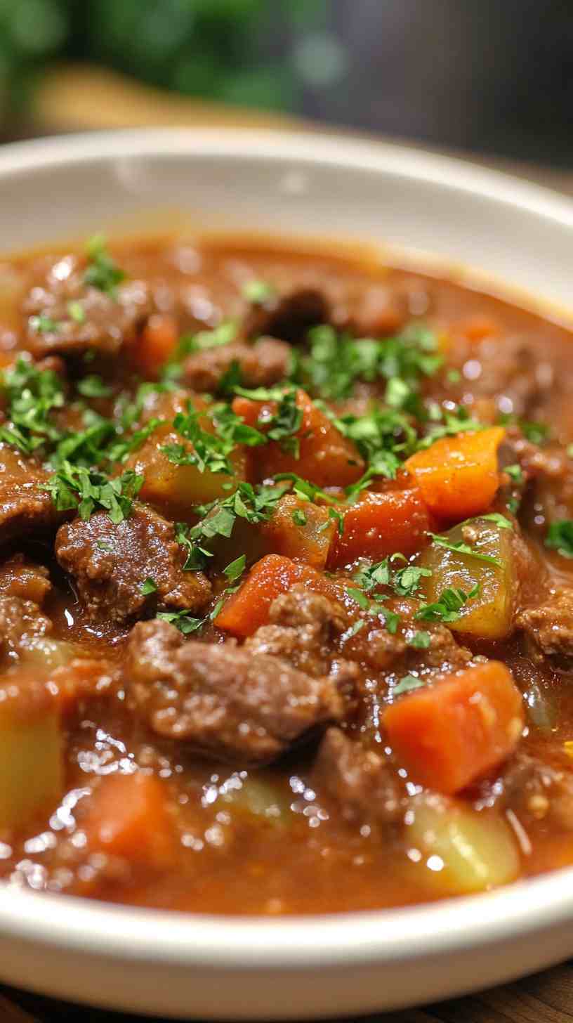 Spicy Slow Cooker Beef Chili Spicy Slow Cooker Beef Chili