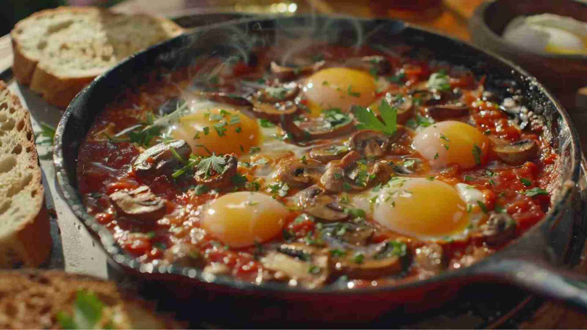 Mushroom and Tomato Shakshuka