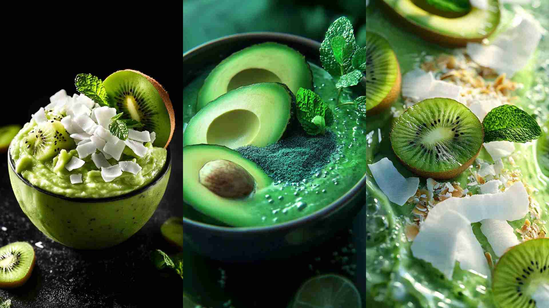 Avocado Mint Magic Smoothie Bowl