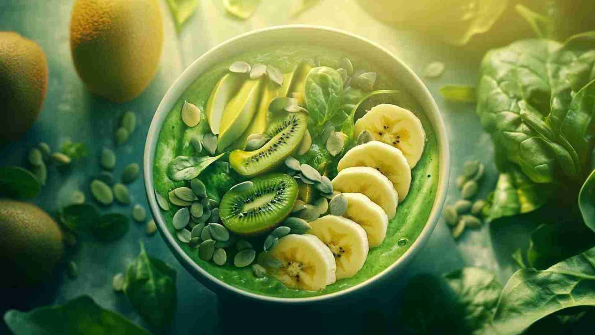 Green Goddess Avocado Smoothie Bowl
