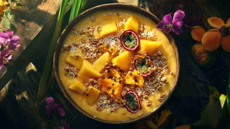 Mango Pineapple Paradise Smoothie Bowl