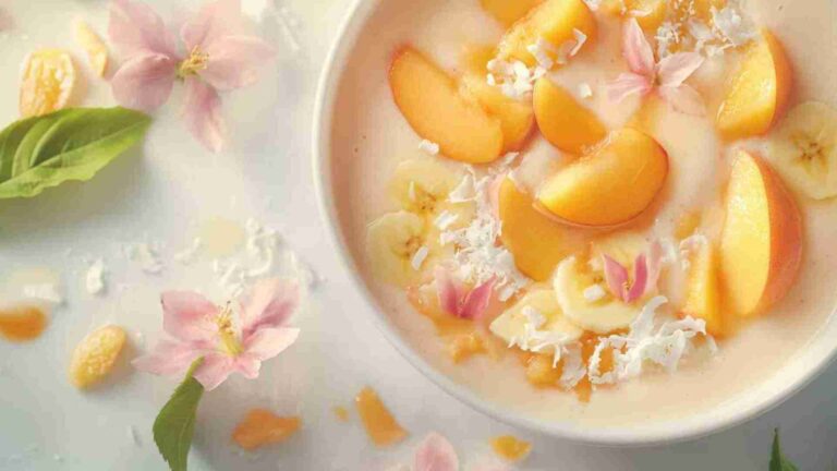 Peachy Paradise Smoothie Bowl