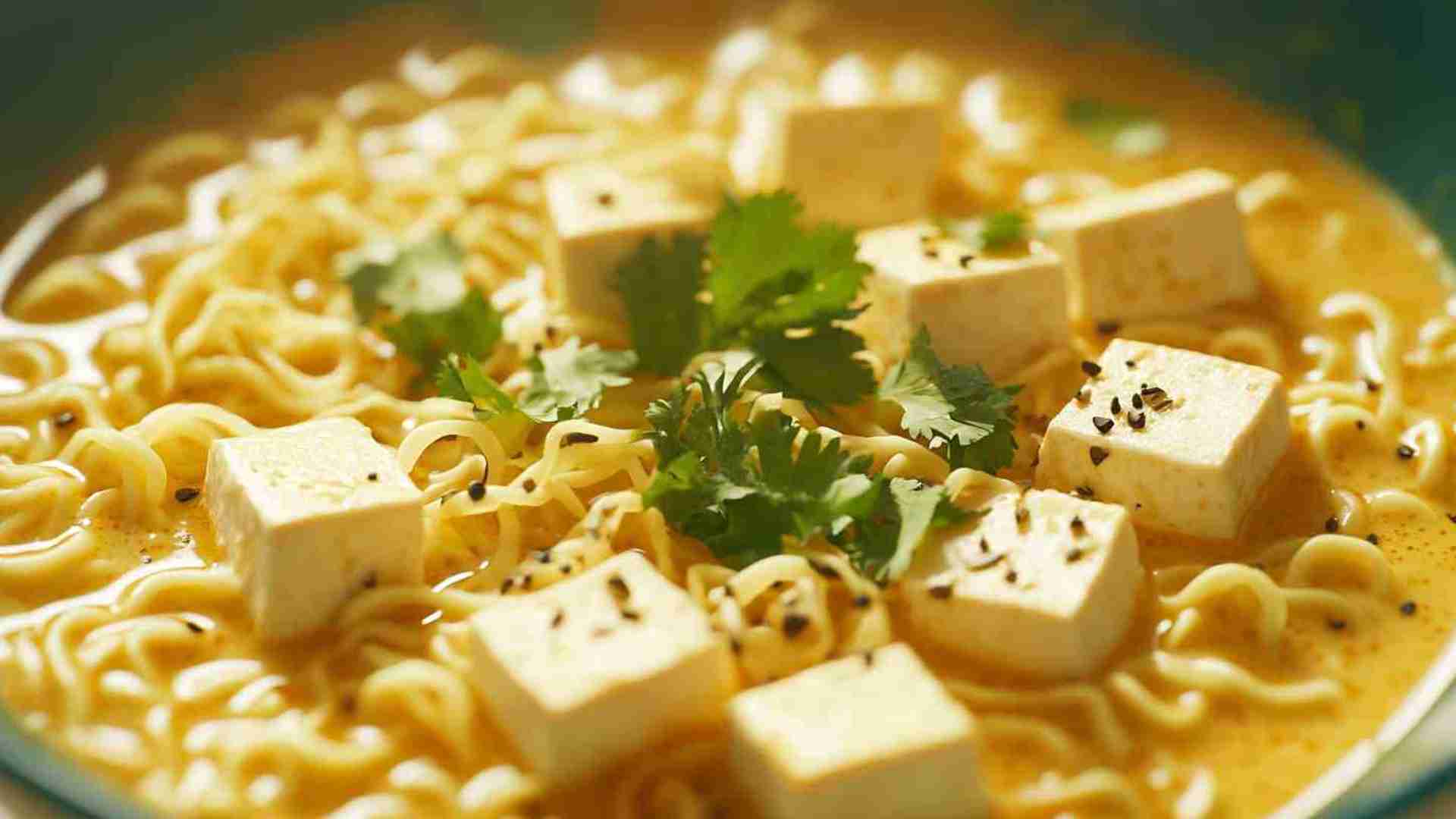 Creamy Coconut Curry Ramen Noodles