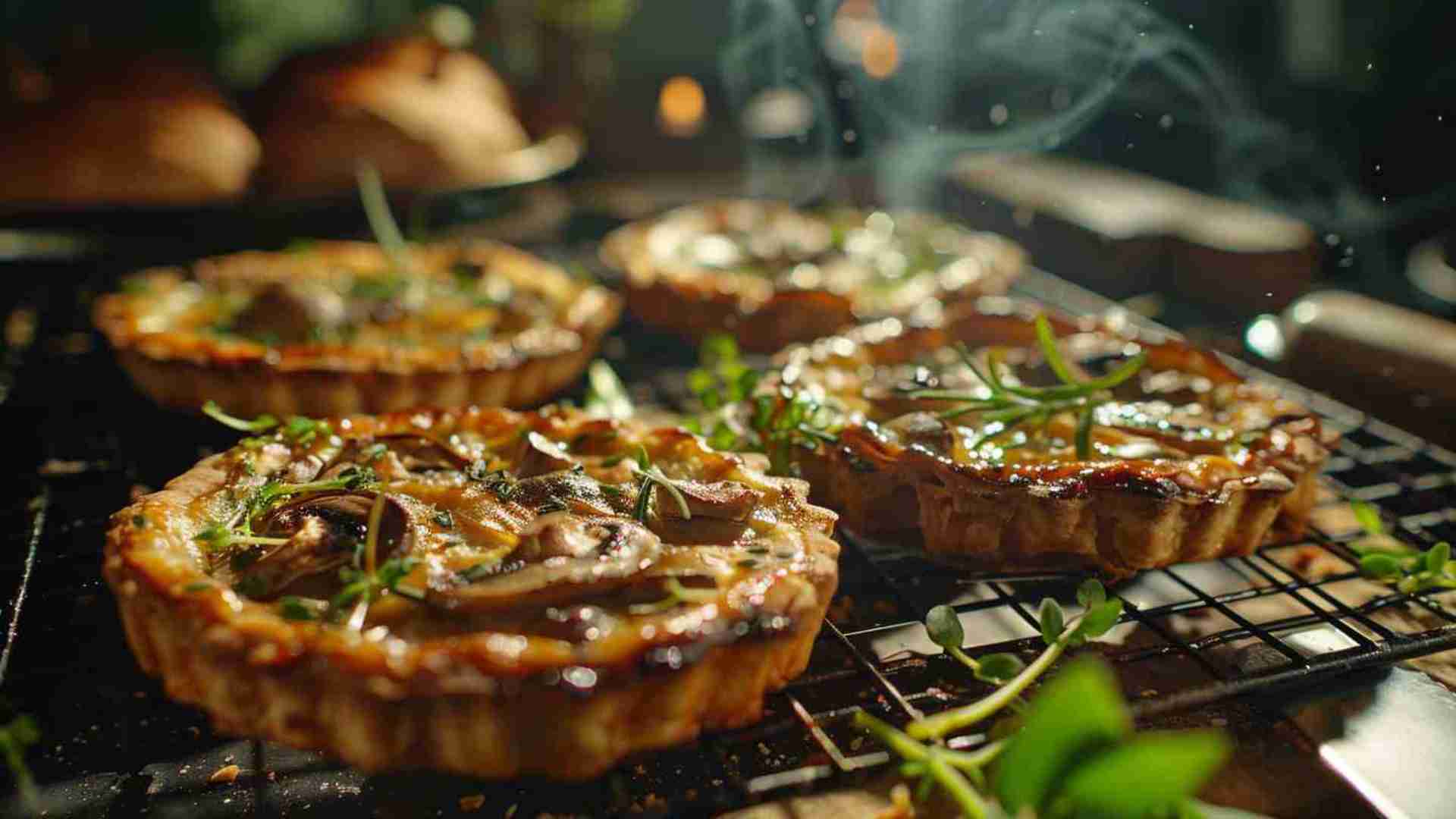 Mushroom and Leek Tartlets