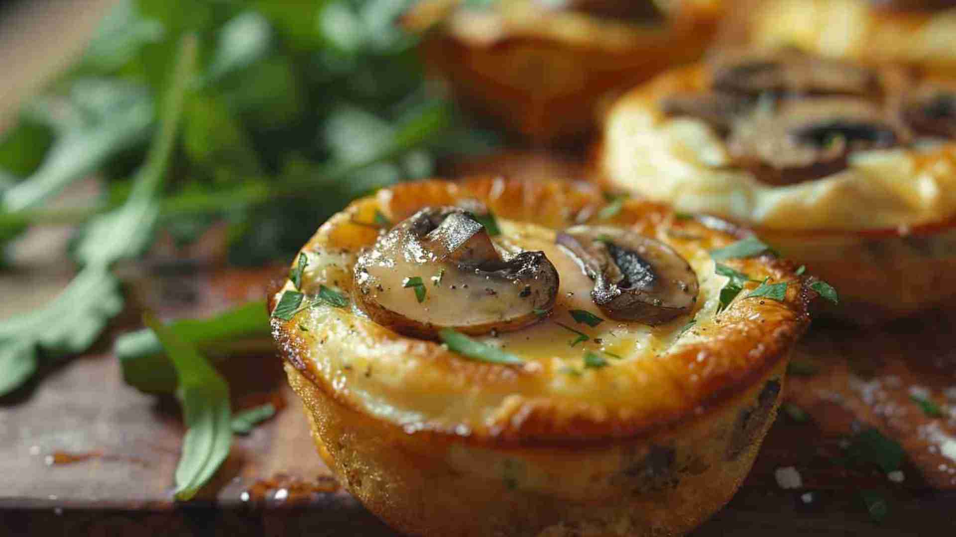Mushroom and Egg Breakfast Muffins