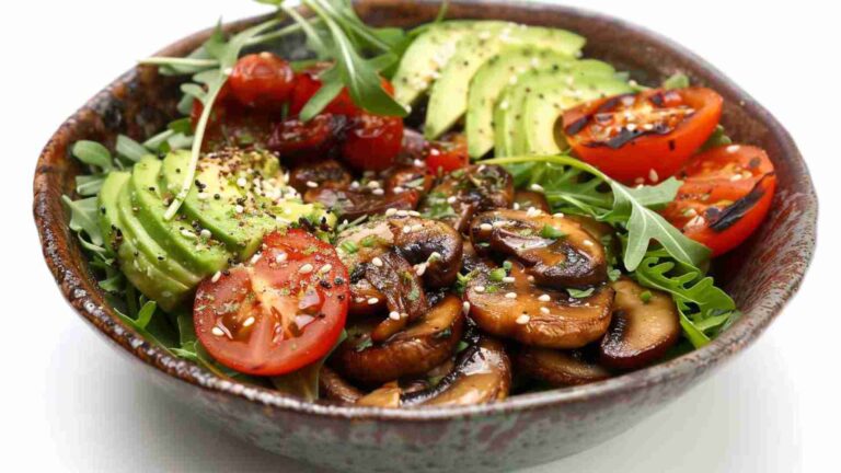 Vegan Mushroom Breakfast Bowl