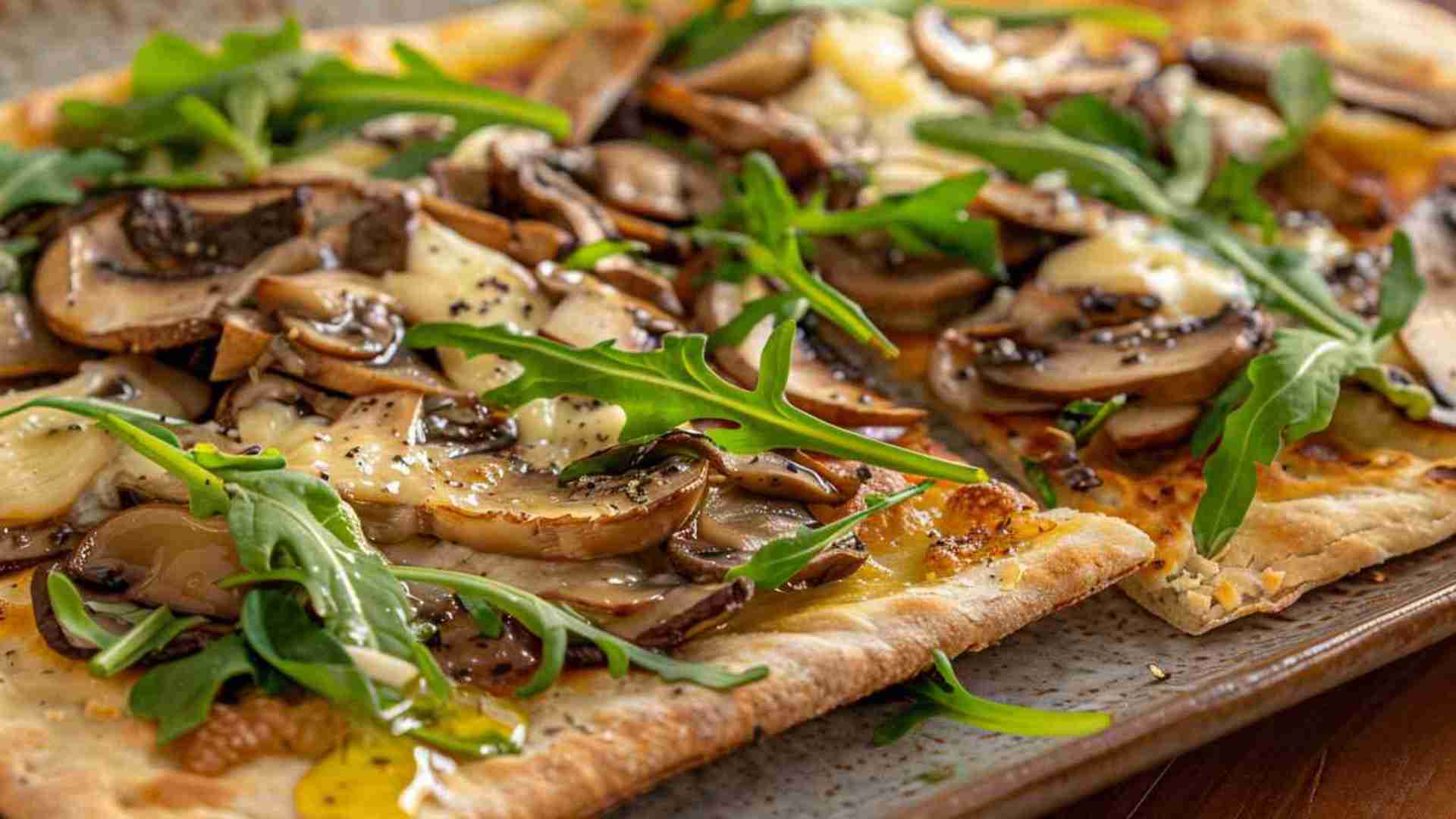 Mushroom Breakfast Flatbread