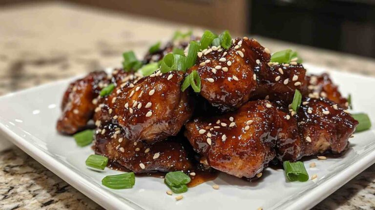 Teriyaki Glazed Air Fryer Chicken Wings