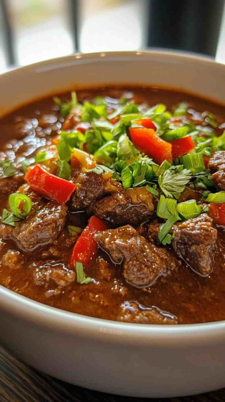 Thick and Flavorful Crockpot Beef Chili Thick and Flavorful Crockpot Beef Chili