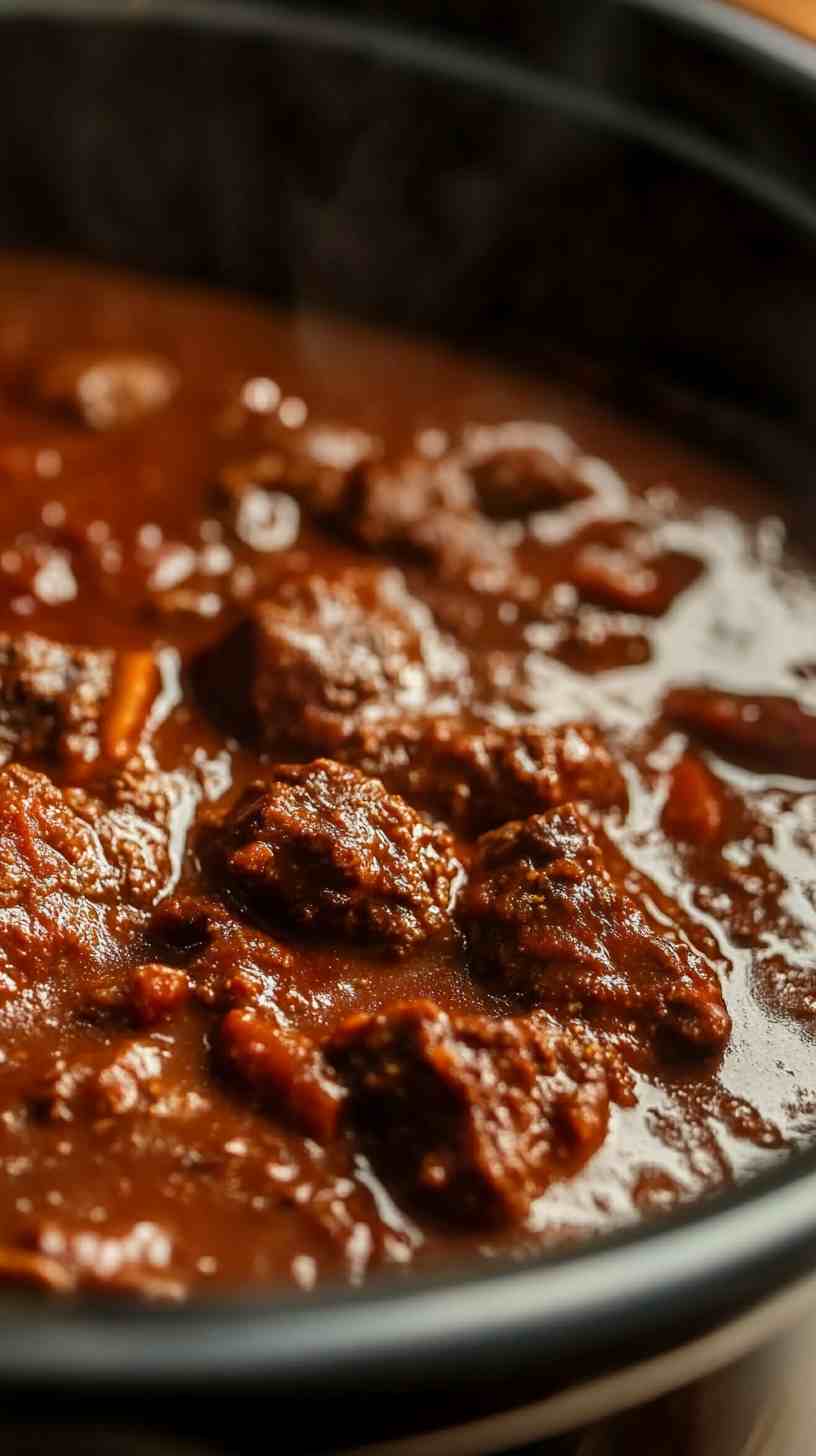 Thick and Flavorful Crockpot Beef Chili Thick and Flavorful Crockpot Beef Chili