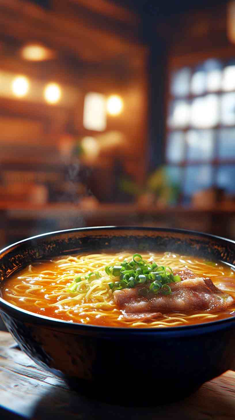 Tonkotsu Ramen Noodles with Chashu and Bamboo Shoots Tonkotsu Ramen Noodles with Chashu and Bamboo Shoots