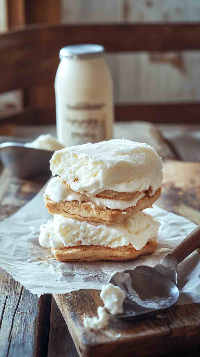 Tropical Mango and Coconut Ice Cream Sandwiches Tropical Mango and Coconut Ice Cream Sandwiches