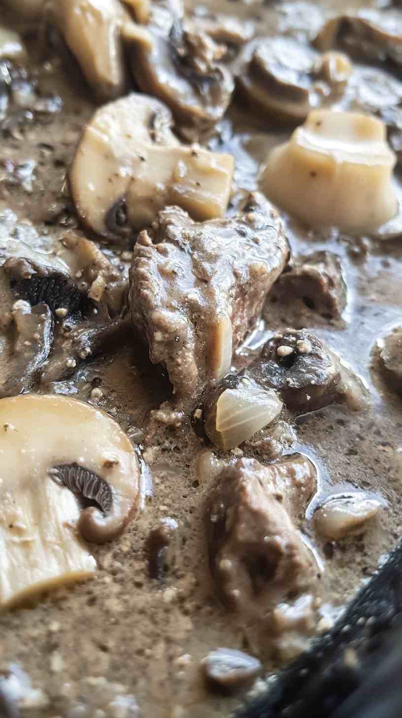 Ultimate Slow Cooker Beef and Mushroom Casserole