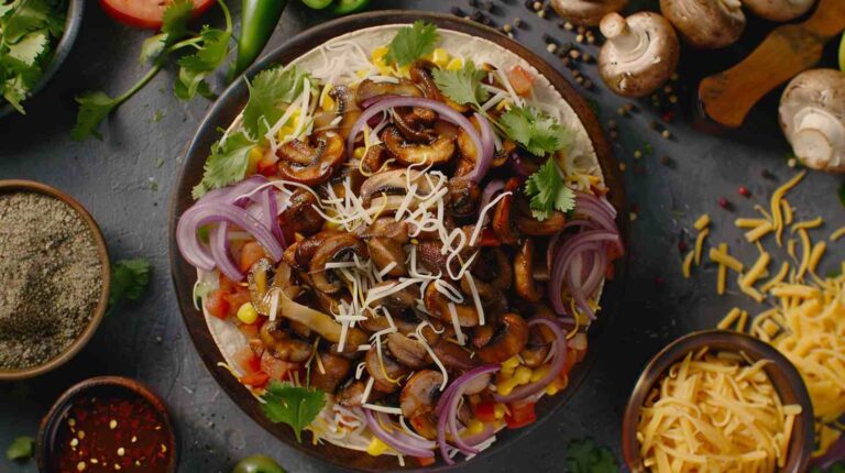 Vegetarian Big Mushroom Tacos