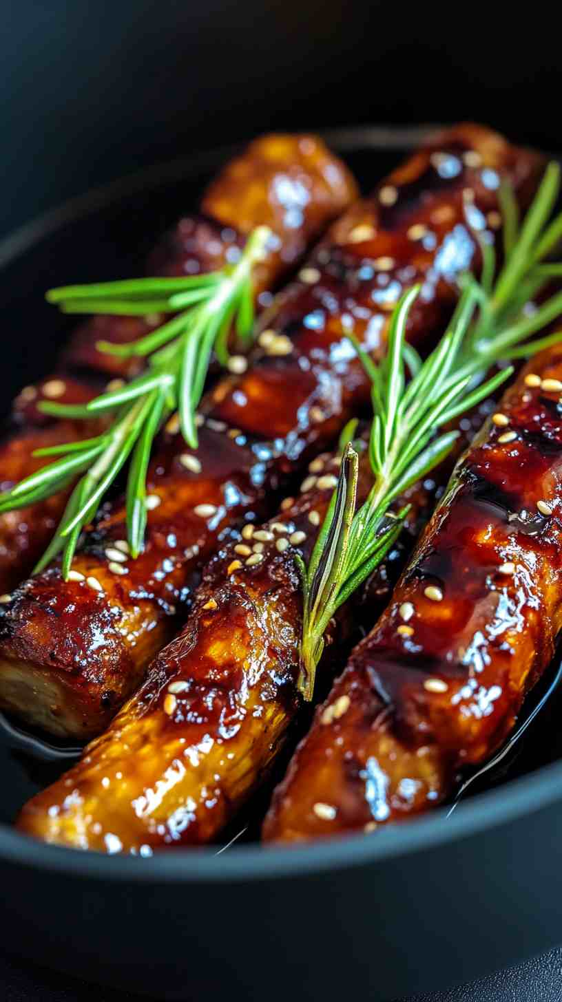 Air Fryer Asparagus with Balsamic Glaze