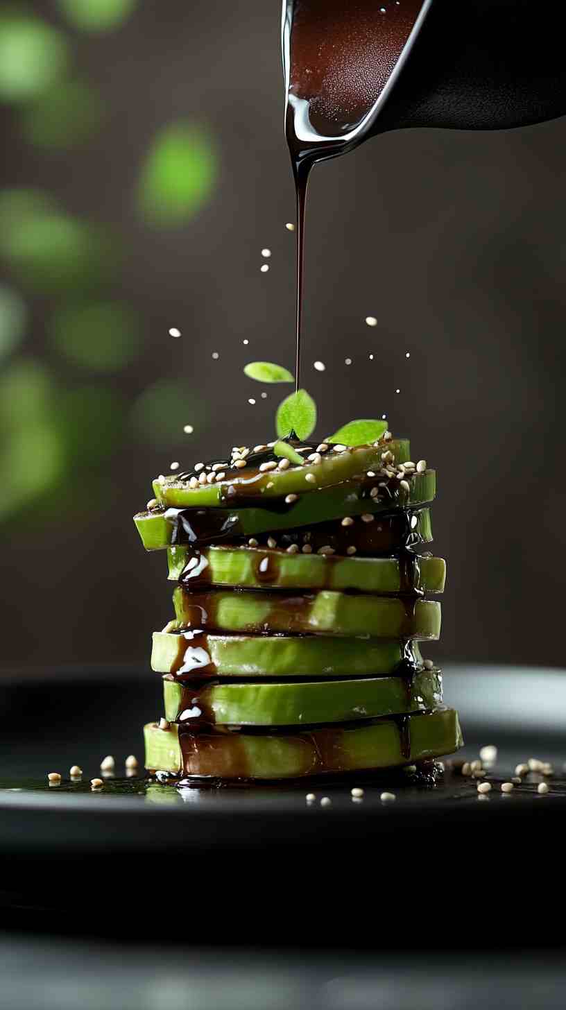 Air Fryer Asparagus with Balsamic Glaze