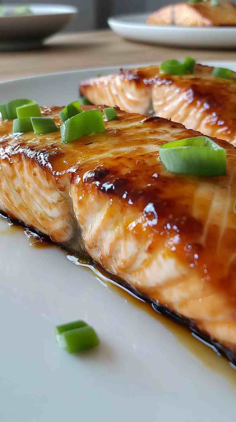 Air Fryer Teriyaki Salmon